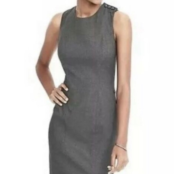 Banana Republic Wool Dress with Buttons Size 0P - Picture 2 of 10